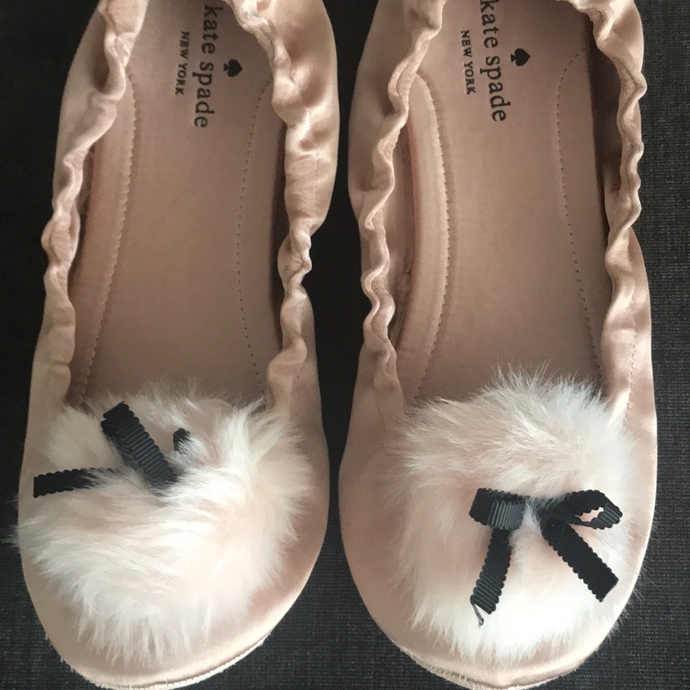 Kate Spade  satin ballet slippers - brand new!